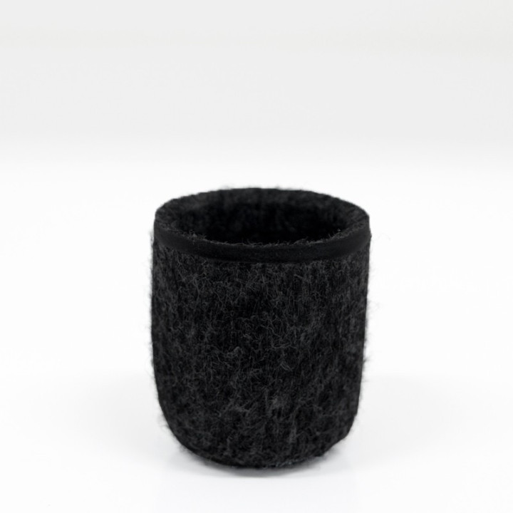 Sustainable Chair Leg Caps, made from waste material, very decorative