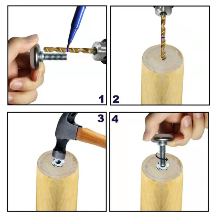 Justerbare fødder til møbler