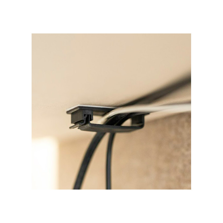 Selvklæbende kabelclips, stor