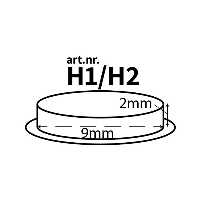 Silikonepuder til afbalancering og beskyttelse af møbler
