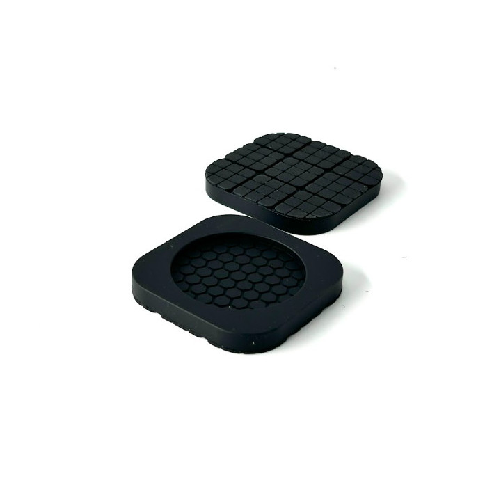 Møbelbægre i metal og møbelunderlag i metal