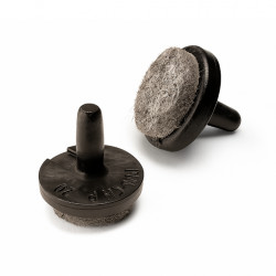 Foddel, Flad med filt