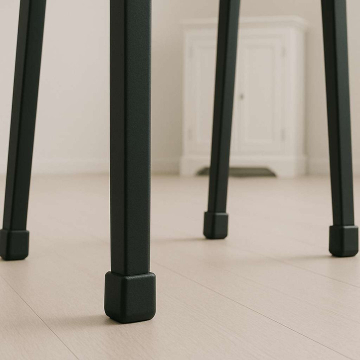 Hætter til stoleben, udvendigt firkantede i plast