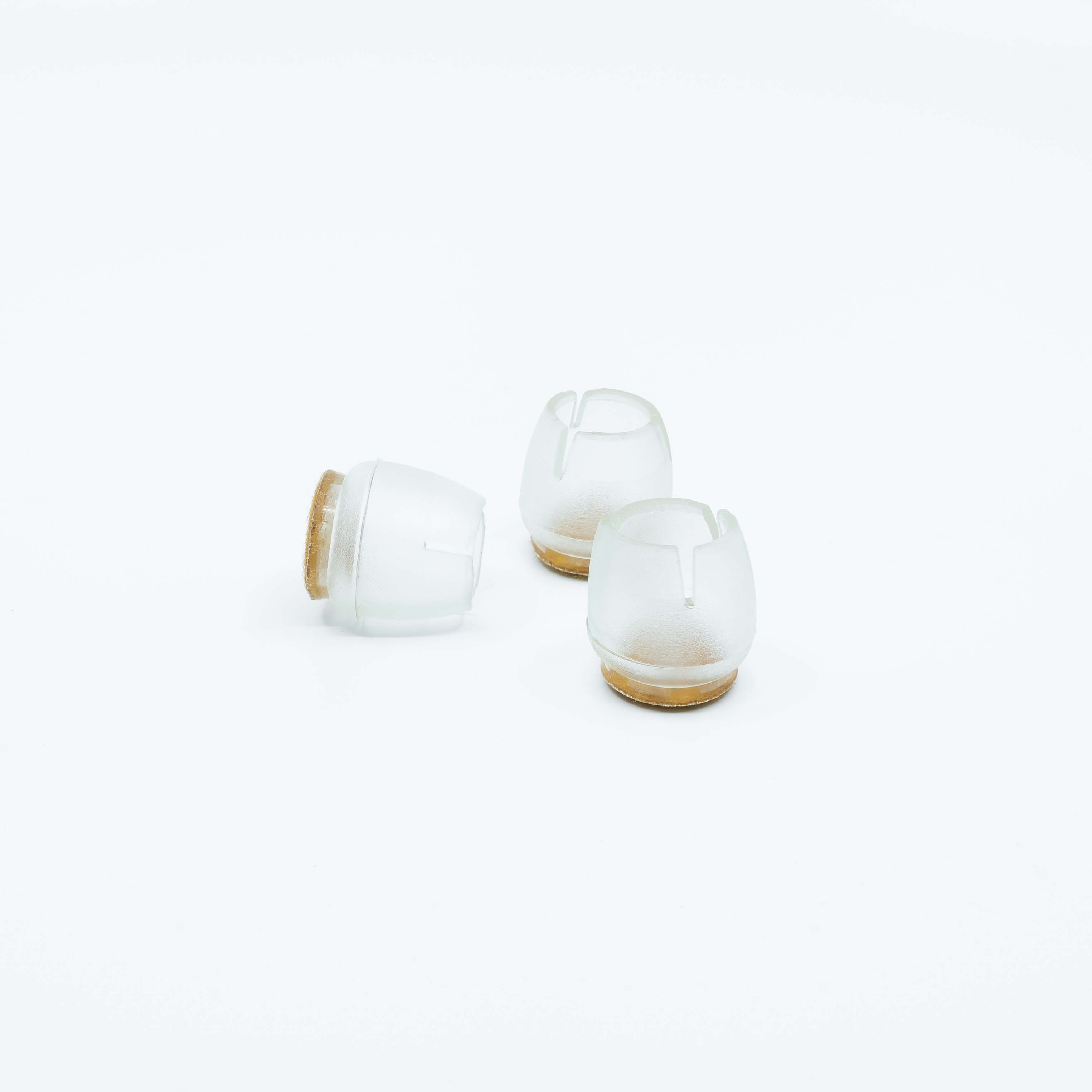 Chair Leg Caps, Silicon Furniture Pads with Felt