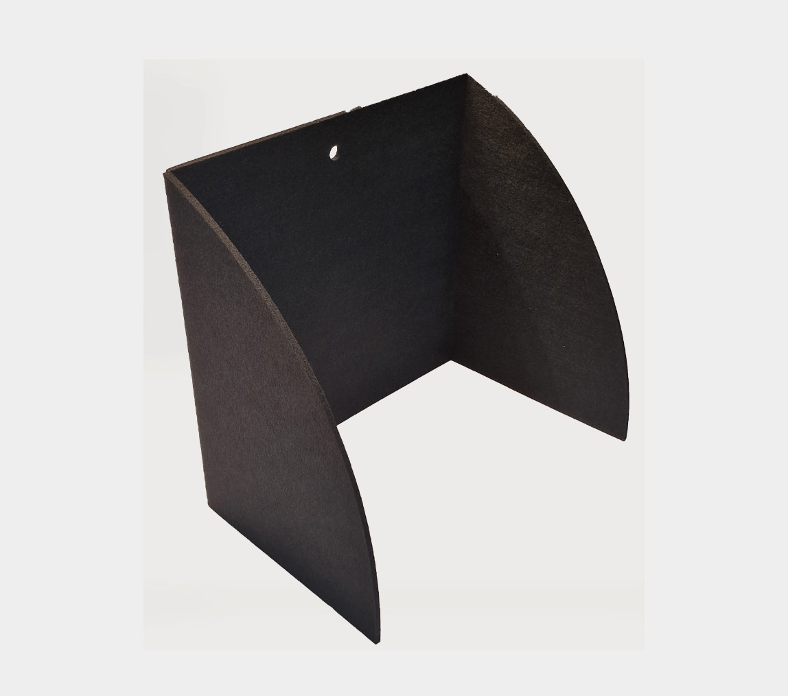 Foldable doorstop fitting