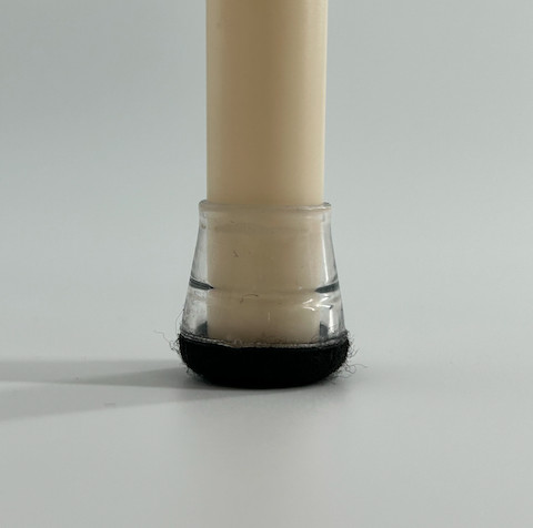 Hætter til stoleben, møbelpuder i silikone med filt