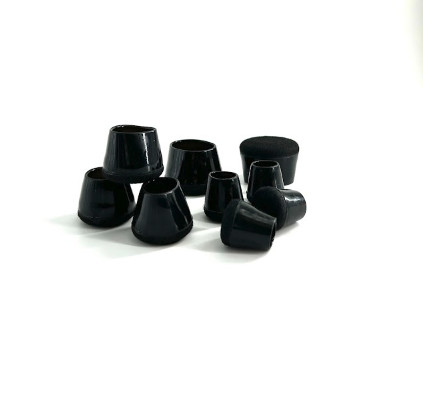 Stolpoter i gennemsigtig silikone