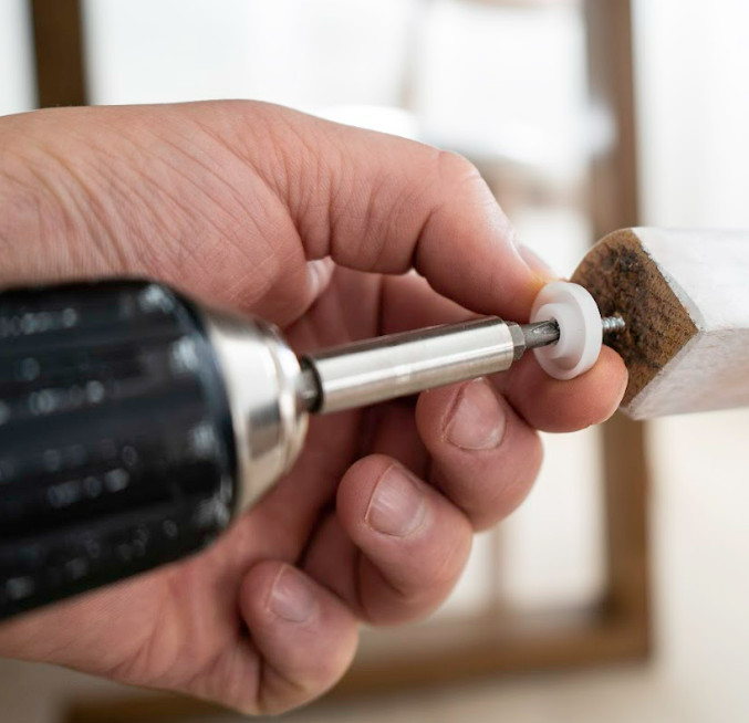 Møbelpuder, genanvendelige til trægulve