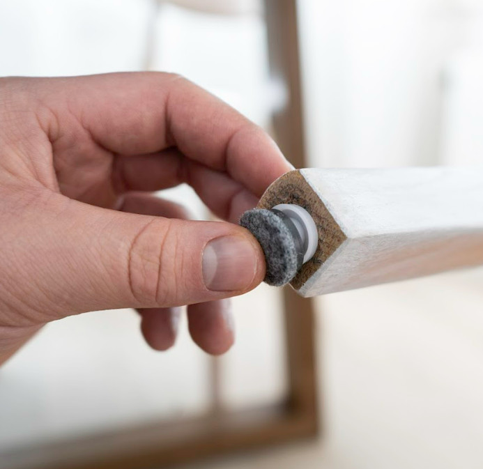 Møbelpuder, genanvendelige til trægulve