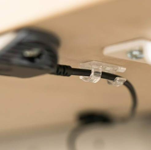 Selvklæbende kabelclips, lille størrelse