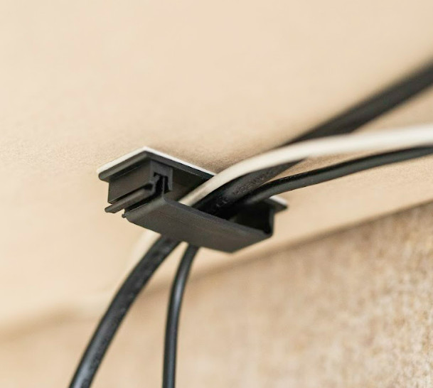 Selvklæbende kabelclips, stor