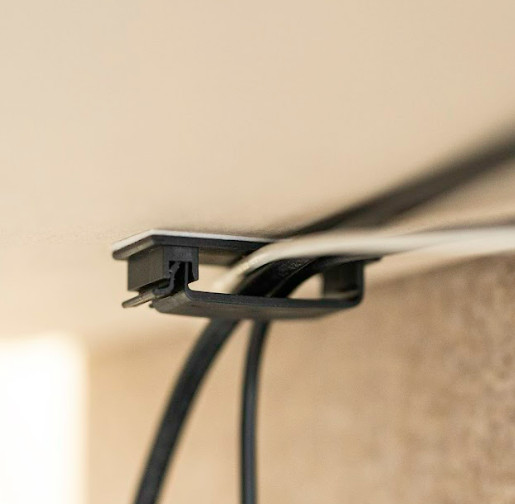 Selvklæbende kabelclips, stor