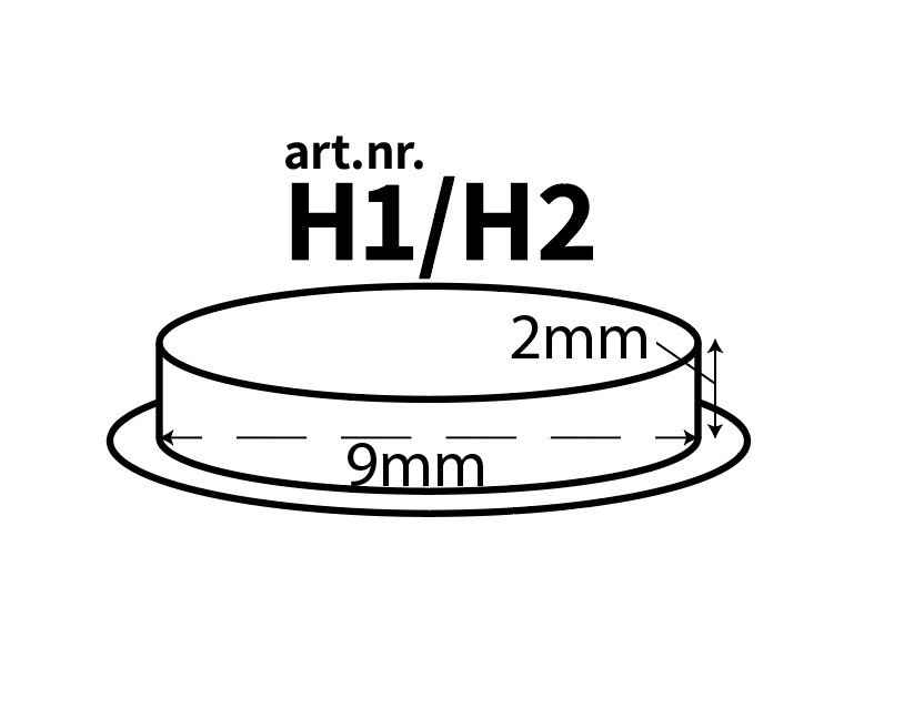Silikonepuder til afbalancering og beskyttelse af møbler