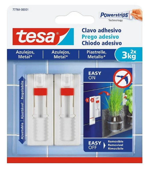 Selvklæbende billedophæng, selvklæbende søm