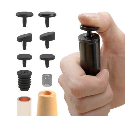 Hætter til stoleben, indvendige, runde i plast, flere farver